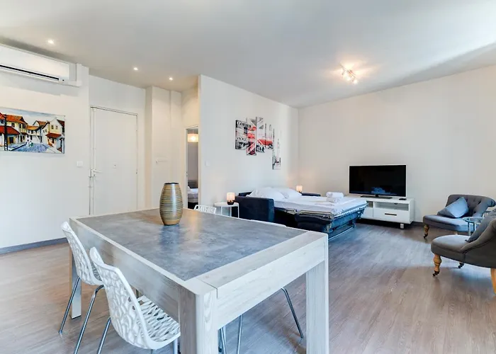 Appartement Hyper Centre - Wifi, Ac, 6pers Nice